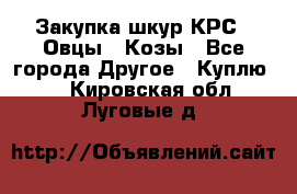 Закупка шкур КРС , Овцы , Козы - Все города Другое » Куплю   . Кировская обл.,Луговые д.